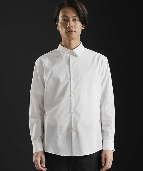STUDIOUS(ステュディオス)の「ALWAYSレギュラーカラーシャツ(その他・メンズ・WHITE/BLACK・1/2/3)」の13枚目の写真