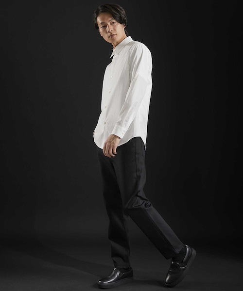 STUDIOUS(ステュディオス)の「ALWAYSレギュラーカラーシャツ(その他・メンズ・WHITE/BLACK・1/2/3)」の11枚目の写真