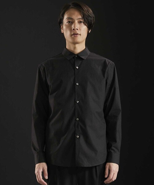 STUDIOUS(ステュディオス)の「ALWAYSレギュラーカラーシャツ(その他・メンズ・WHITE/BLACK・1/2/3)」の4枚目の写真