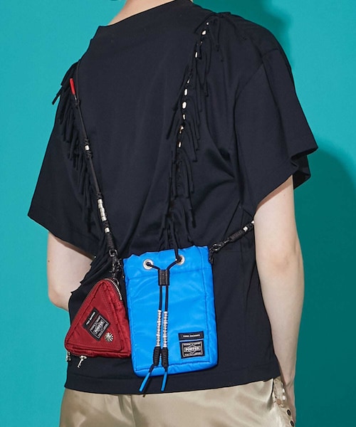 TOGA PULLA（トーガ　プルラ）の「ダブルミニバッグ TOGA×PORTERTC11-AG503（バッグ・レディース・BLACK/BEIGE/KHAKI/BLUE・メイン/サブ）」の2枚目の写真