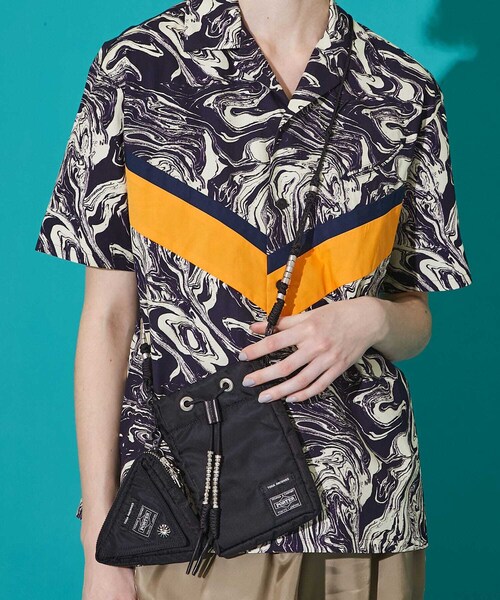 TOGA PULLA（トーガ　プルラ）の「ダブルミニバッグ TOGA×PORTERTC11-AG503（バッグ・レディース・BLACK/BEIGE/KHAKI/BLUE・メイン/サブ）」の20枚目の写真