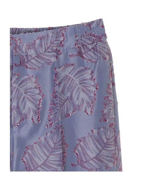 GARAGE OF GOOD CLOTHING（ガレージオブグッドクロージング）の「リーフ柄ジャガードパンツ（パンツ・サックスブルー・F）」の4枚目の写真