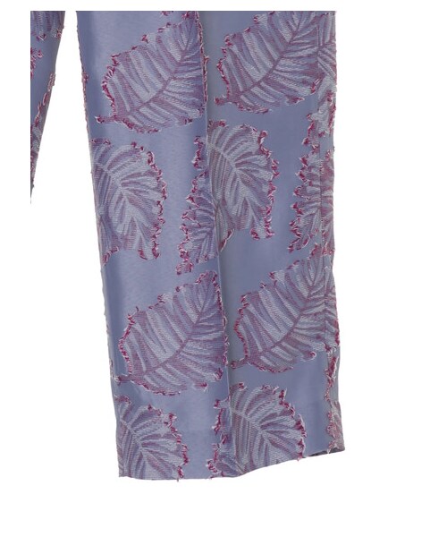 GARAGE OF GOOD CLOTHING（ガレージオブグッドクロージング）の「リーフ柄ジャガードパンツ（パンツ・サックスブルー・F）」の5枚目の写真