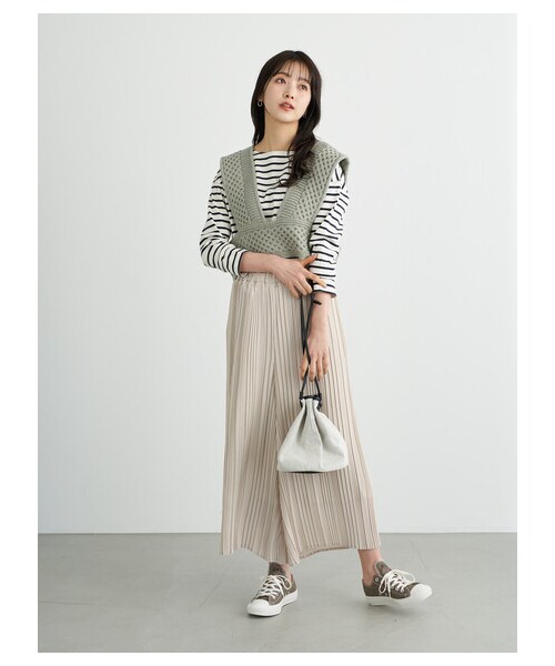 earth music&ecology(アースミュージックアンドエコロジー)の「CONVERSE×earthALLSTAR LIGHT OX(シューズ・グレー/ピンク/オリーブ・5cm/23cm/24cm)」の7枚目の写真