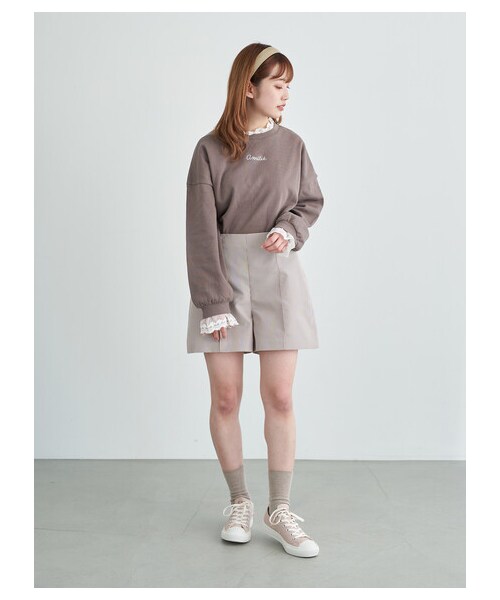 earth music&ecology(アースミュージックアンドエコロジー)の「CONVERSE×earthALLSTAR LIGHT OX(シューズ・グレー/ピンク/オリーブ・5cm/23cm/24cm)」の8枚目の写真