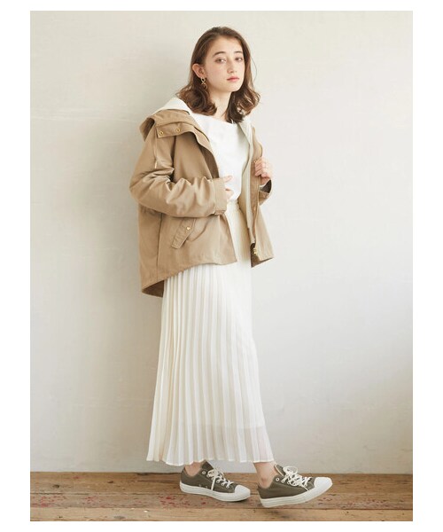 earth music&ecology(アースミュージックアンドエコロジー)の「CONVERSE×earthALLSTAR LIGHT OX(シューズ・グレー/ピンク/オリーブ・5cm/23cm/24cm)」の10枚目の写真