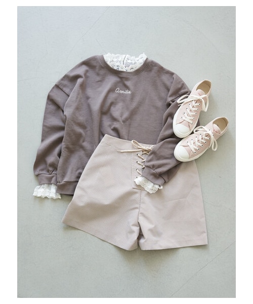 earth music&ecology(アースミュージックアンドエコロジー)の「CONVERSE×earthALLSTAR LIGHT OX(シューズ・グレー/ピンク/オリーブ・5cm/23cm/24cm)」の3枚目の写真