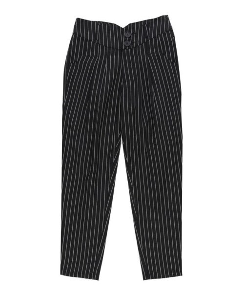 Re:EDIT(リエディ)の「無地&チェック柄サスペンダータックパンツ(パンツ・レディース・ブラック/ワイン/ネイビー/チェックレッド/チェックブルー/チェックグリーン/ピンストライプブラック/ピンストライプグリーン/ピンストライプネイビー・S/M/L)」の10枚目の写真