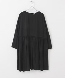 URBAN RESEARCH DOORS | 腰部碎褶中長版洋裝(ワンピース/ドレス)