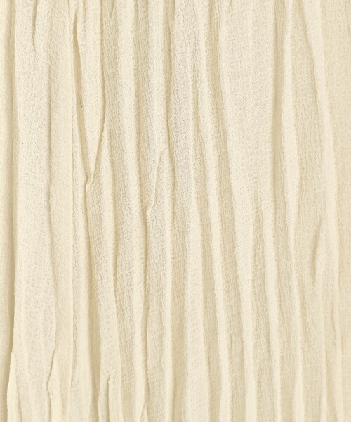 LOWRYS FARM（ローリーズファーム）の「シアープリーツキャミワンピ（ワンピース/ドレス・アイボリー/ブラック/グリーン/ブルー）」の12枚目の写真