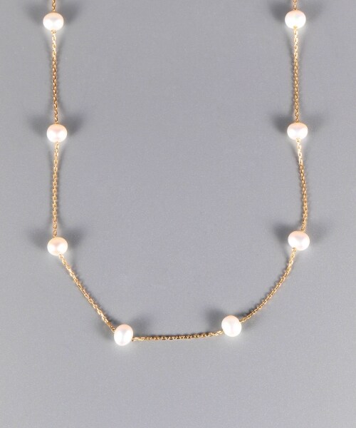 PAS TIERRA(パティエラ)の「ステーションロングネックレス(アクセサリー・ゴールド)」の1枚目の写真