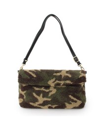 OZOC | 柄ボア×レザー調2WAYバッグ(バッグ)