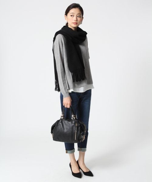 A part by（アパートバイ）の「【WEB限定カラー】３ＷＡＹボストンバッグ（バッグ・レディース・ブラック/【WEB限定カラー】シルバー/ベージュ/グリーン・ナシ）」の6枚目の写真