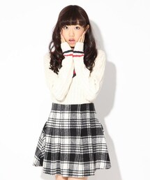 repipi armario | シャギーチェックスカート(スカート)