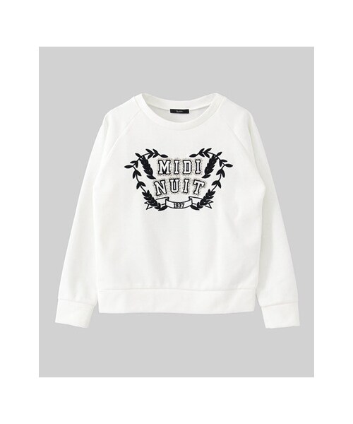 URBAN RESEARCH ROSSO WOMEN(アーバンリサーチ ロッソ)の「刺繍+ビジュープルオーバー(トップス・レディース・OFF WHITE/GRAY/NAVY・FREE)」の1枚目の写真