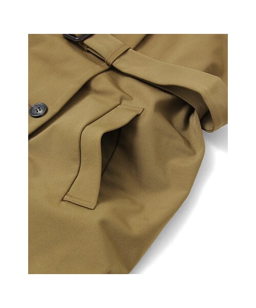 KBF（ケイビーエフ）の「ノーカラートレンチコート（ジャケット/アウター・レディース・L.BEIGE/KHAKI/BLACK・one）」の12枚目の写真
