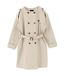 KBF | ノーカラートレンチコート(ジャケット/アウター)