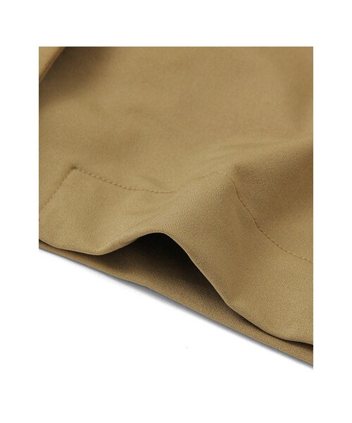 KBF（ケイビーエフ）の「ノーカラートレンチコート（ジャケット/アウター・レディース・L.BEIGE/KHAKI/BLACK・one）」の14枚目の写真