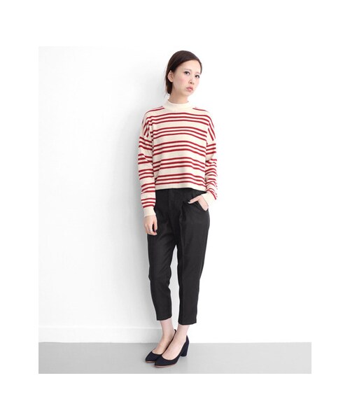 KBF（ケイビーエフ）の「スリムパンツ（パンツ・レディース・CAMEL/GRAY/BLACK・36/38）」の5枚目の写真