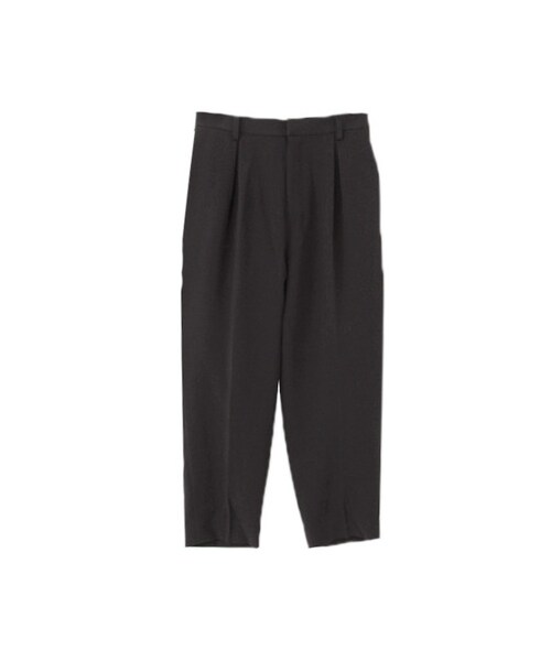 KBF(ケイビーエフ)の「KBF+ フロントタッククロップドパンツ(パンツ・レディース・GRY/BLK/NVY・one)」の2枚目の写真