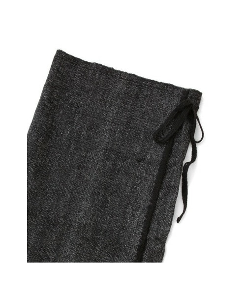 かぐれ（カグレ）の「PUENTE 手紡ぎアルパカ手織り巻きスカート