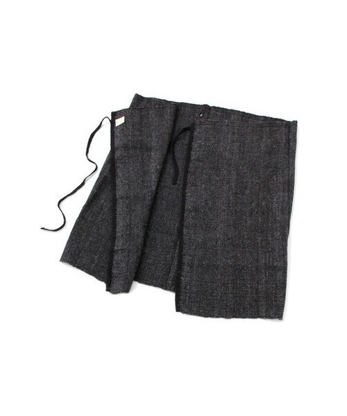 かぐれ（カグレ）の「PUENTE 手紡ぎアルパカ手織り巻きスカート