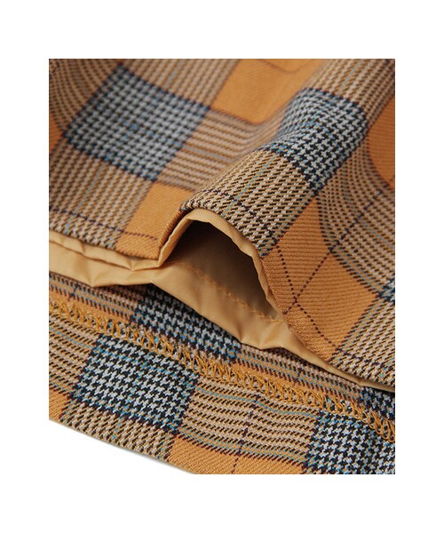 KBF(ケイビーエフ)の「ハイウエストチェックスカート(スカート・レディース・NAVY/YELLOW/RED・one)」の13枚目の写真