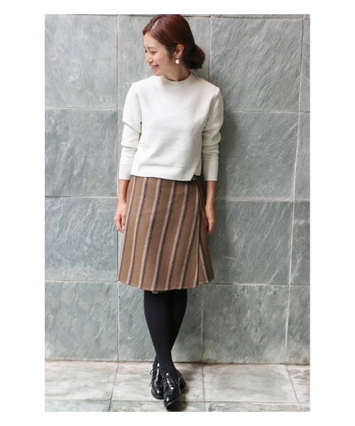 IENA（イエナ）の「W/Caショートニット プルオーバー（ニット