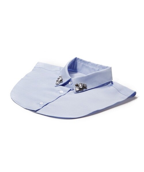 VIS（ビス）の「【sweet10月号掲載】デザインつけえり（その他・レディース・ホワイト系/ブルー・M）」の5枚目の写真