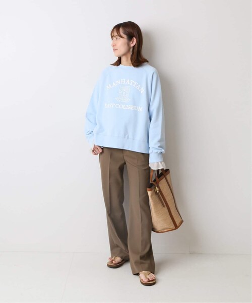 FRAMeWORK(フレームワーク)の「≪予約≫別注ラフィア金具付きバッグ◆(バッグ・キャメル/(025)/フリー/在庫あり)」の2枚目の写真