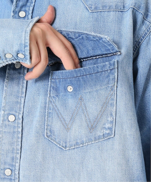 Wrangler ×relume ラングラー 別注 ダメージ デニムシャツ L Wrangler ×relume ラングラー 別注 ダメージ デニムシャツ L
