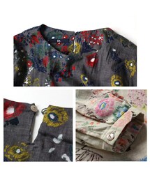 45R 45rpmポットマムワンピース 45R（フォーティファイブアール）の「ポットマムプリント