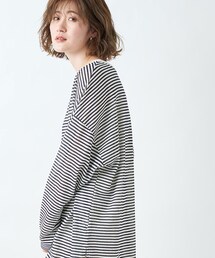 RIVE DROITE | 【《大人のカジュアルコーデに欠かせない》手洗い可】ボーダールーズカットソー(Tシャツ/カットソー)