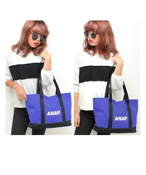 ANAP（アナップ）の「NETオリジナル 『ANAP』ロゴ入りトートバッグ