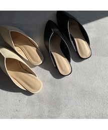 copine | センターシームデザインミュールスリッパ(2color/3size）【クリックポスト対象商品】(その他シューズ)