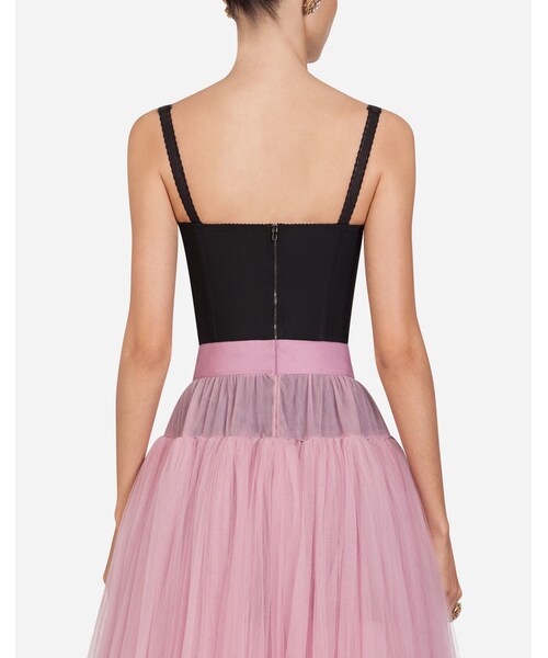 DOLCE&GABBANA（ドルチェアンドガッバーナ）の「Corset Style Bustier（Tシャツ/カットソー・レディース・BLACK・36/46/48/50/52）」の2枚目の写真