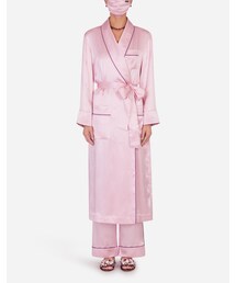 Silk Robe With Matching Face Mask