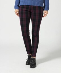 LEPSIM | ストレッチチェックスリムパンツ(パンツ)
