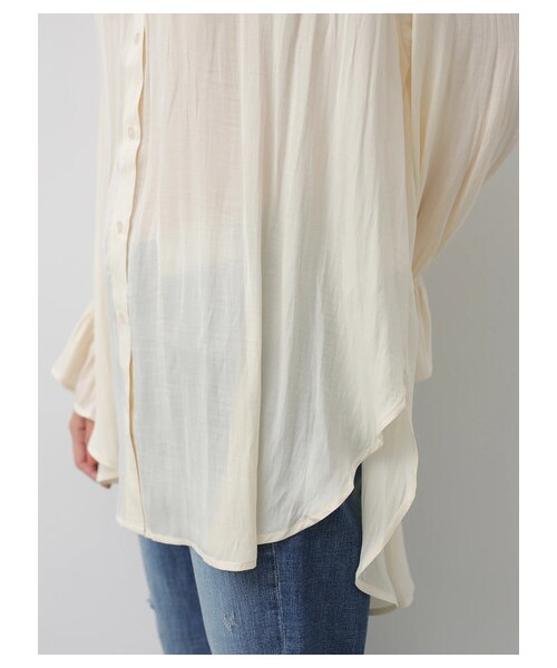 AMERICAN HOLIC（アメリカンホリック）の「キャンディースリーブとろみブラウス（トップス・アイボリー/ベージュ/イエロー・F）」の8枚目の写真