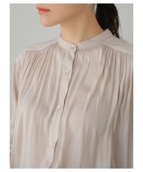 AMERICAN HOLIC（アメリカンホリック）の「キャンディースリーブとろみブラウス（トップス・アイボリー/ベージュ/イエロー・F）」の14枚目の写真