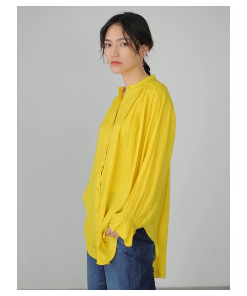 AMERICAN HOLIC（アメリカンホリック）の「キャンディースリーブとろみブラウス（トップス・アイボリー/ベージュ/イエロー・F）」の18枚目の写真