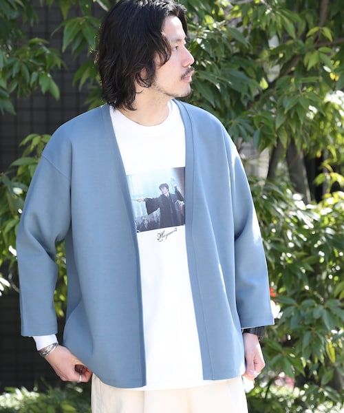 URBAN RESEARCH Sonny Label(アーバンリサーチサニーレーベル)の「ステイホームスウェットカーディガン(その他・メンズ・ブルー/ミント/エクリュ・FREE)」の1枚目の写真