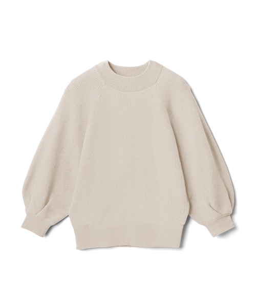 GRL（グレイル）の「ボリュームスリーブニットトップス（ニット/セーター・レディース・イエロー/アイボリー/グリーン・M）」の2枚目の写真