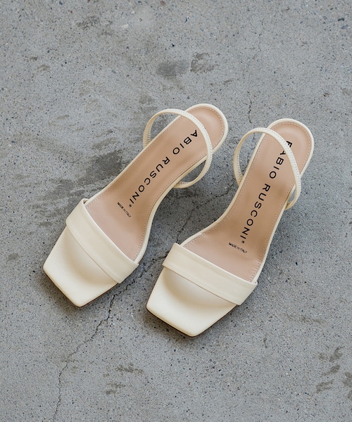 LOUNGEDRESS（ラウンジドレス）の「【FABIO RUSCONI/ファビオ ルスコーニ】シンプルミュール（サンダル・レディース・イエロー/ブルー・36/37/38）」の2枚目の写真