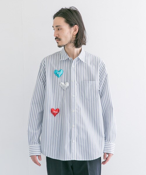 doublet（ダブレット）の「doublet HAPPY BALLONS STRIPE SHIRTS ...