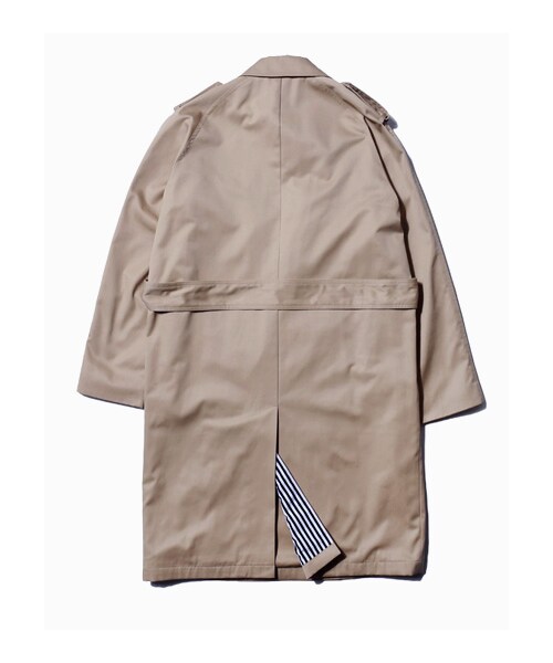 LIFUL MINIMAL GARMENTS.(ライフルミニマルガーメンツ)の「LIFUL MIX STRIPE LINED TRENCH COAT TAN(ジャケット/アウター・メンズ・기타・S/M/L)」の2枚目の写真