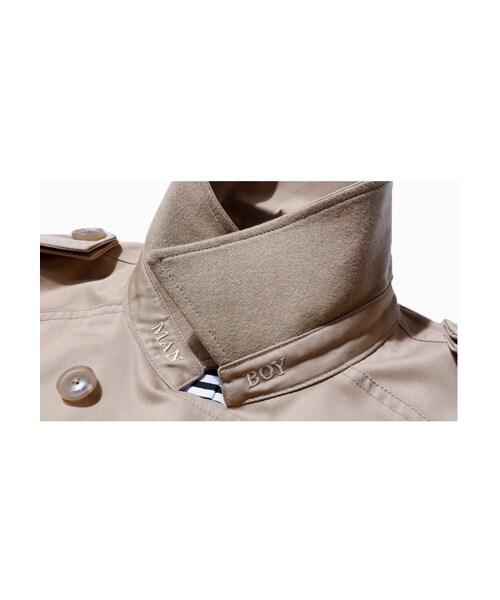 LIFUL MINIMAL GARMENTS.(ライフルミニマルガーメンツ)の「LIFUL MIX STRIPE LINED TRENCH COAT TAN(ジャケット/アウター・メンズ・기타・S/M/L)」の3枚目の写真