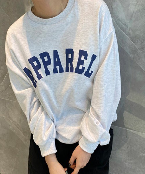 DHOLIC STYLE（ディーホリックスタイル）の「[monicaroom] apparelスウェット（スウェット・レディース・ピンク/ブルー/ホワイト・FREE）」の2枚目の写真