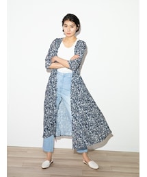 【2WAY】 オリエンタルフラワーシャツワンピース(1R05-03212)