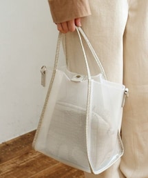 Crisp | クリアコンビトートバッグ[c3i2800b](トートバッグ)